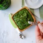 easy vegan chimichurri sauce