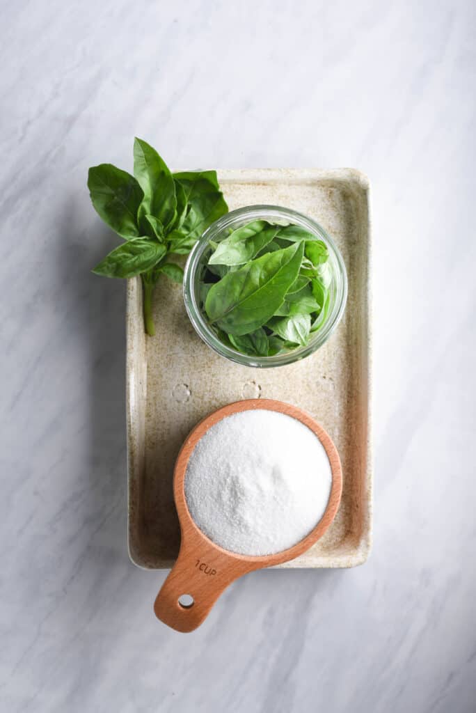 Basil Simple Syrup Great For Cocktails